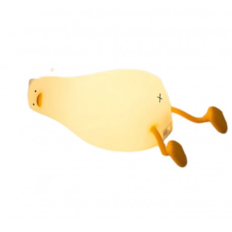 Силиконовый детский ночник-светильник УСТАВШАЯ УТОЧКА Lie in Peace Duck Sleep Lamp QY-002 оптом