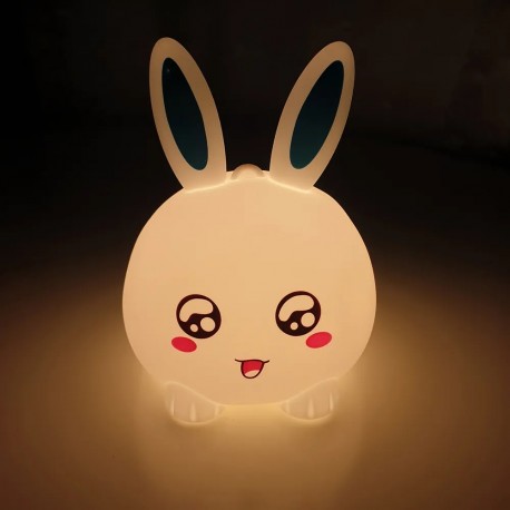Силиконовый ночник Зайка с лапками  оптом-5