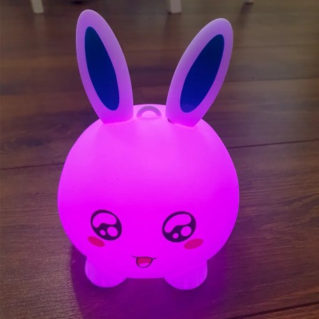 Силиконовый ночник Зайка с лапками  оптом-7