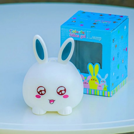 Силиконовый ночник Зайка с лапками  оптом-8