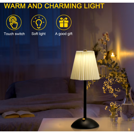 Светодиодная настольная лампа-ночник с USB-зарядкой и регулируемой яркостью  оптом-8