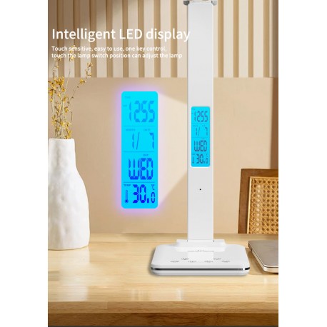 Светодиодная настольная лампа с беспроводной зарядкой  оптом-6