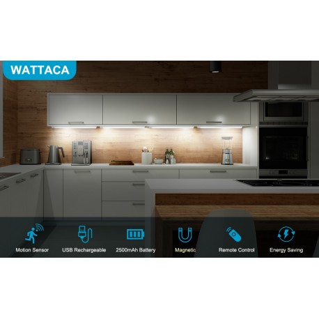 Светодиодный светильник с датчиком движения c USB 40 см  оптом-8