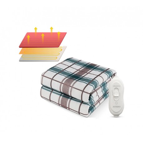 Электрическое одеяло с термостатом Electric Blanket 180х150 см  оптом-1