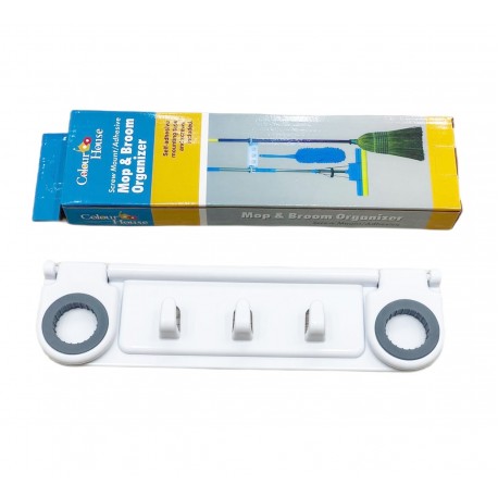 Настенный держатель хозяйственного инвентаря Mop & Broom Organizer  оптом-4