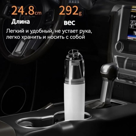 Портативный беспроводной мощный мини-пылесос с 2 скоростями  оптом-8