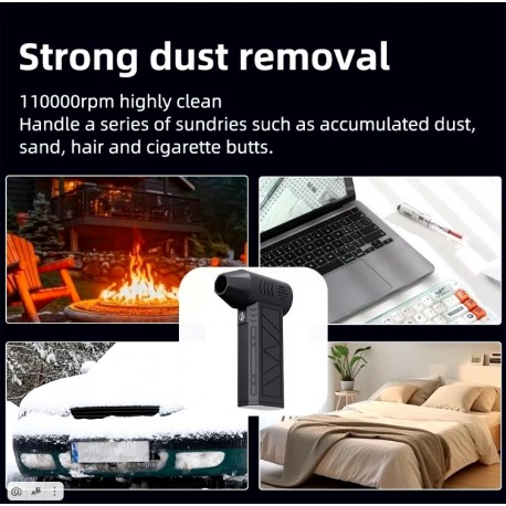 Турбо воздуходувка аккумуляторная Mini jet fan turbo  оптом-9