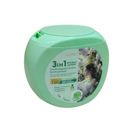 Гель-капсулы для стирки Sadoer 3 в 1 Laundry Gel Beads с ароматом камелии 36 шт оптом