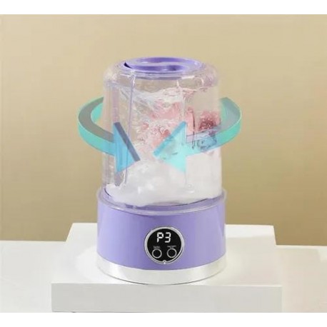 Портативная беспроводная мини стиральная машина для стирки нижнего белья-4