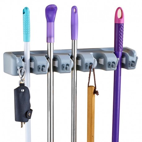 Настенный держатель для уборочного инвентаря  оптом-6