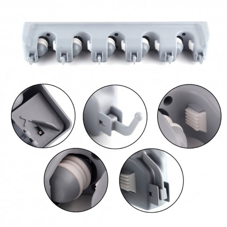 Настенный держатель для уборочного инвентаря  оптом-4