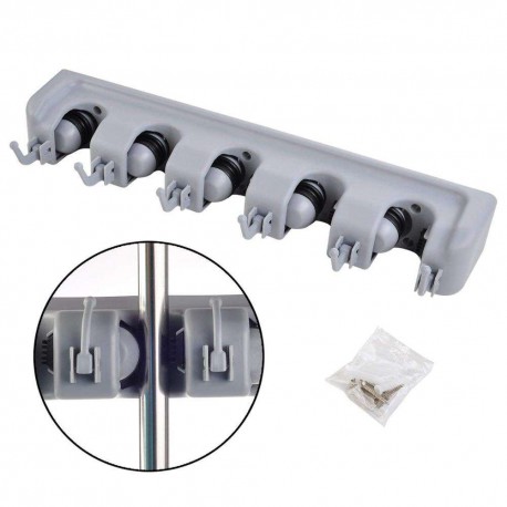 Настенный держатель для уборочного инвентаря  оптом-5