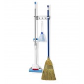 Настенный держатель хозяйственного инвентаря Mop & Broom Organizer 