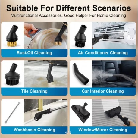 Компактный многофункциональный пароочиститель GERMAN QUALITY STEAM CLEANER оптом-5