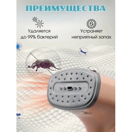 Ручной портативный ручной отпариватель для одежды  оптом-6