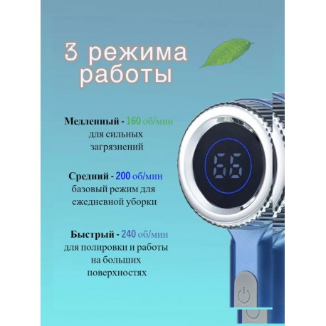 Электрическая щетка для уборки 5 в 1 ELECTRIC CLEANING BRUSH со сменными насадками  оптом-2
