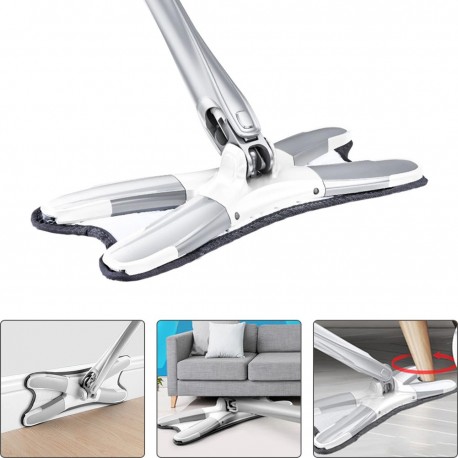 Швабра с вращающейся головкой и отжимом  оптом-4