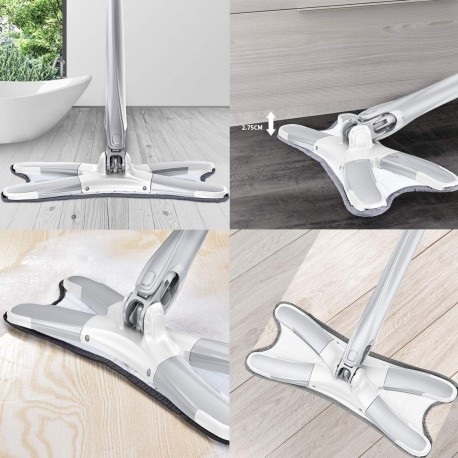 Швабра с вращающейся головкой и отжимом  оптом-6