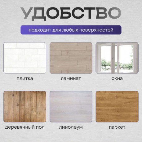 Швабра с бесконтактным отжимом и со складным ведром  оптом-2