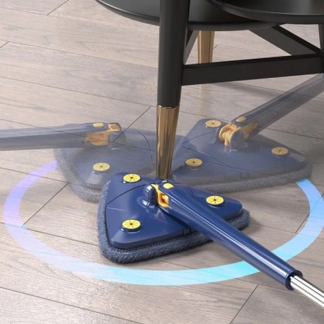 Вращающаяся треугольная швабра TRIANGULAR TWIST WATER MOP  оптом-6
