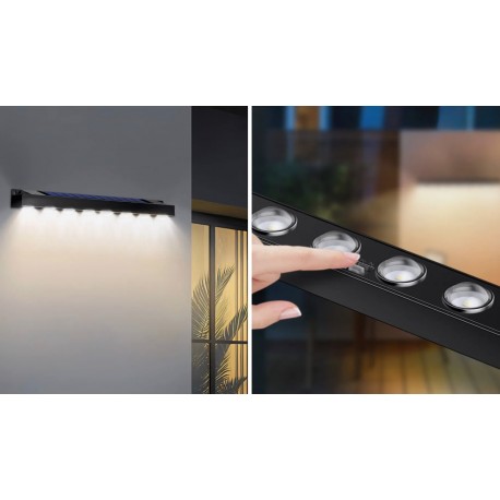 Настенный светильник MY-85080-8 на солнечной батарее 4 ламп-7