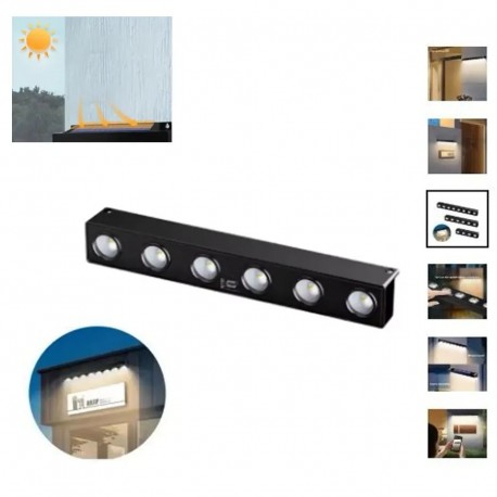 Настенный светильник MY-85080-8 на солнечной батарее 6 ламп-5