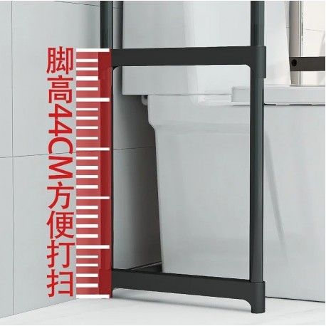 Напольный двухъярусный стеллаж для ванной комнаты  оптом-2