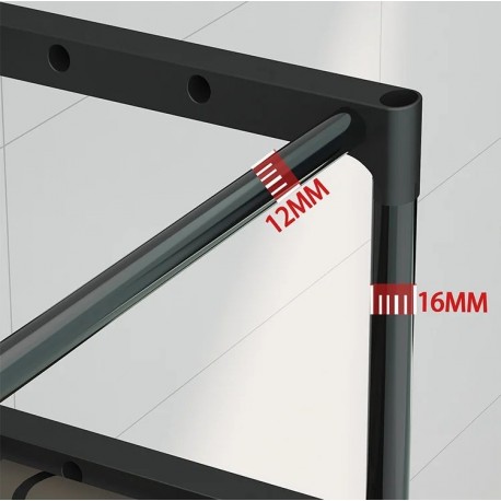 Напольный двухъярусный стеллаж для ванной комнаты  оптом-3