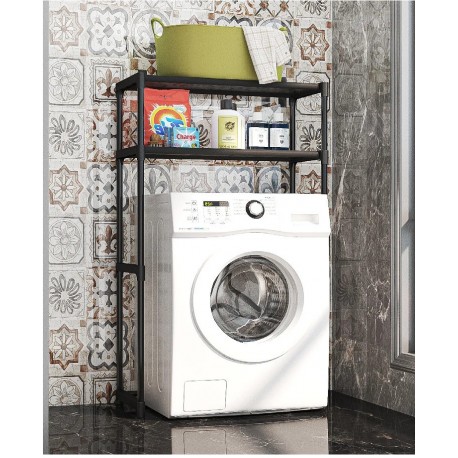 Напольный двухъярусный стеллаж для ванной комнаты  оптом-4