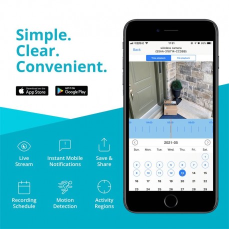 Камера наружного видеонаблюдения WIFI V380 PRO  оптом-3