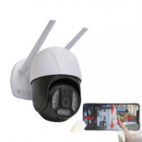 Наружная мини-купольная IP камера видеонаблюдения FD WIFI UIO V380 Pro с ночной съемкой, датчиком движения и сигнализацией  оптом-2