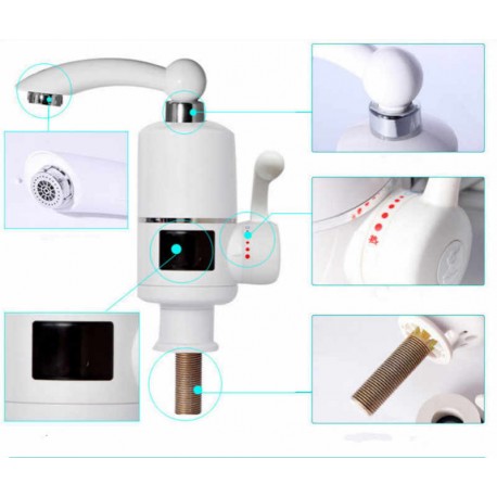 Водонагреватель проточный с дисплеем  оптом-2