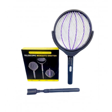 Электрическая мухобойка TELESCOPIC MOSQUITO SWATTER с телескопической ручкой-1