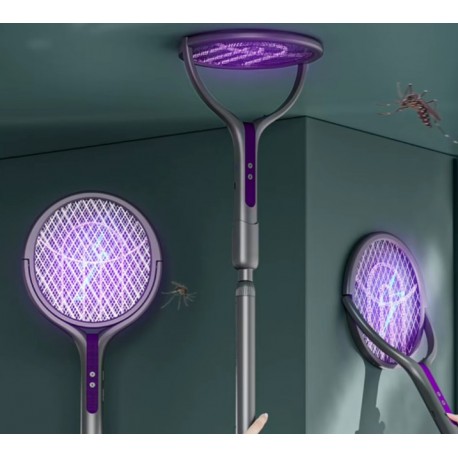 Электрическая мухобойка TELESCOPIC MOSQUITO SWATTER с телескопической ручкой-3