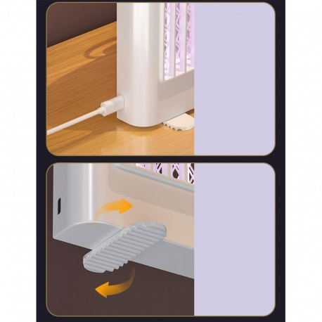 Лампа-ловушка, отпугиватель, настенная от насекомых и комаров-4