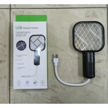 Мини-мухобойка электрическая USB Mosquito Swatter-3