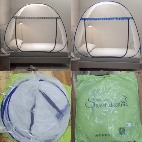 Москитная сетка от насекомых 180 х 200 х 150 см для кровати и палатки-7