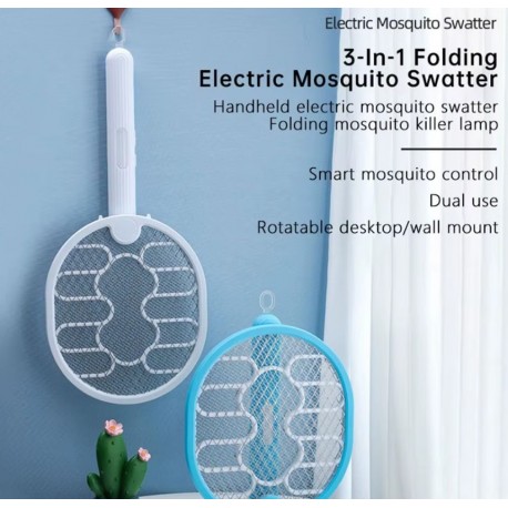 Мухобойка ловушка для насекомых, аккумуляторная складная, настенная-2