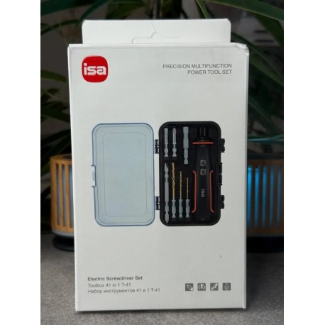 Электрическая отвертка 41 в 1 для точных работ ISA T-41 -10