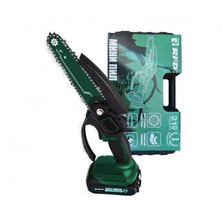 Аккумуляторная Мини Цепная Пила RFD 21В, 2 полотна-2