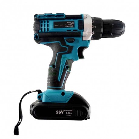 Аккумуляторная Дрель-шуруповерт 2 АКБ 26V, 21 предмет  оптом-1