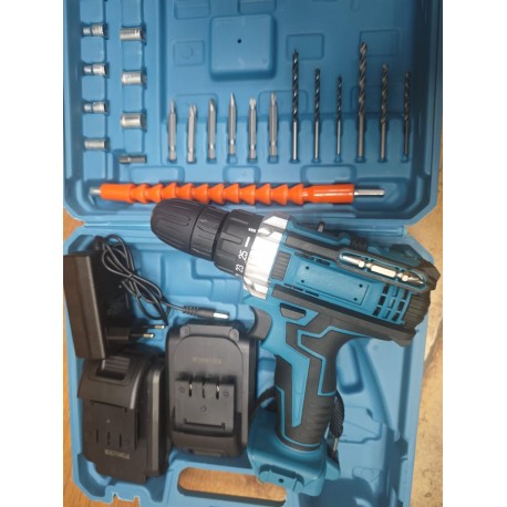 Аккумуляторная Дрель-шуруповерт 2 АКБ 26V, 21 предмет  оптом-3