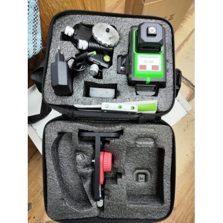 Линейный лазерный уровень 4D GREEN 16 LINE LASER LEVEL самонивелирующийся с 16 лазерами  оптом-9