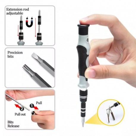 Набор инструментов для точных работ 115 в 1  оптом-8