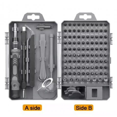 Набор инструментов для точных работ 115 в 1  оптом-3