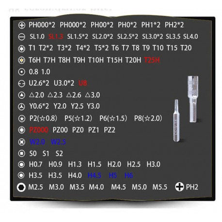 Набор инструментов для точных работ 115 в 1  оптом-7