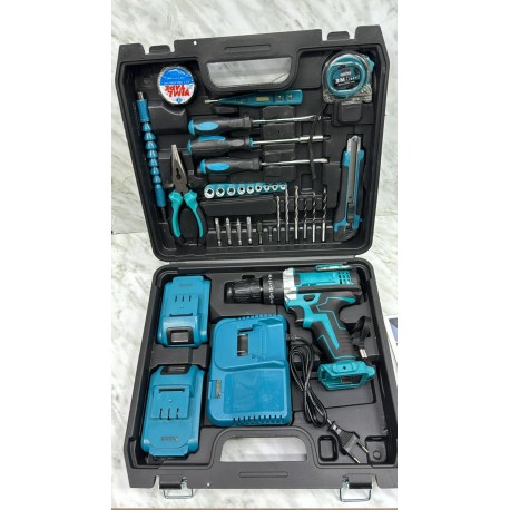 Набор инструментов Шуруповерт ударный 21V с 2 АКБ оптом-3