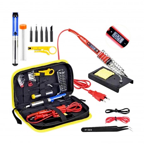 Набор паяльные сварочные инструменты с электронным паяльником 908S 80W  оптом