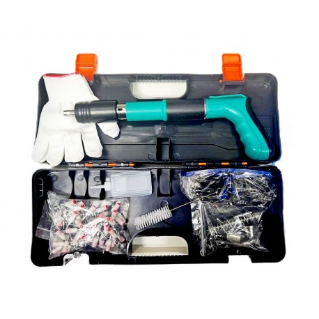 Пневматический гвоздезабивной пистолет для бетона, 100 круглых гвоздей  оптом-2