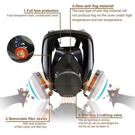 Многоразовый полнолицевой респиратор-2